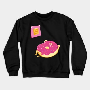 DONUT GIVE UP Crewneck Sweatshirt